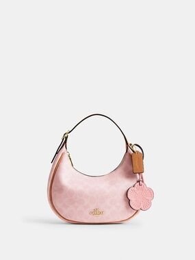 🎀 Coach Emily Shoulder Bag Signature Canvas Powder Pink NWT Sold Out